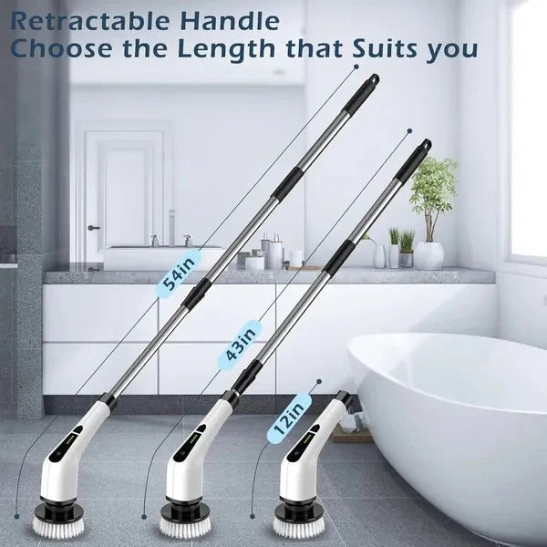 Tasoxs™ 9-in-1 Cordless Electric Spin Scrubber