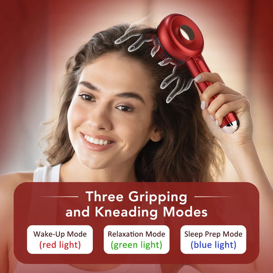 Red Light Therapy Scalp Massager