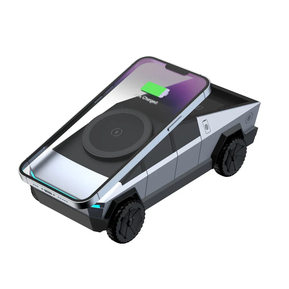 Cyber truck 3-in-1 Wireless Desktop Charger – Fast Charging Station for iPhone, Apple Watch & AirPods