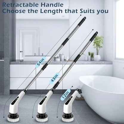 Tasoxs™ 9-in-1 Cordless Electric Spin Scrubber