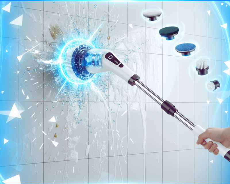 Tasoxs™ 9-in-1 Cordless Electric Spin Scrubber